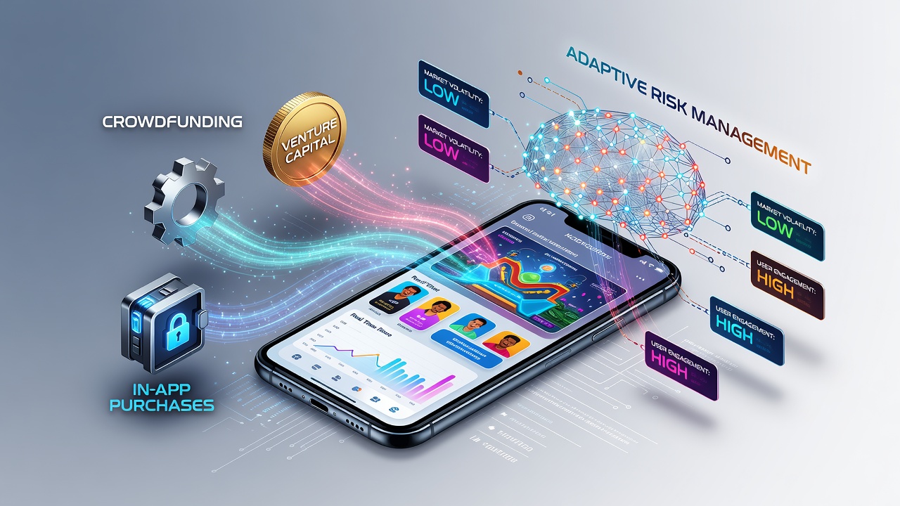 Smartphone-Plattformen mit integrierten Finanzierungs- und Risikomanagementsystemen für digitale Unterhaltung